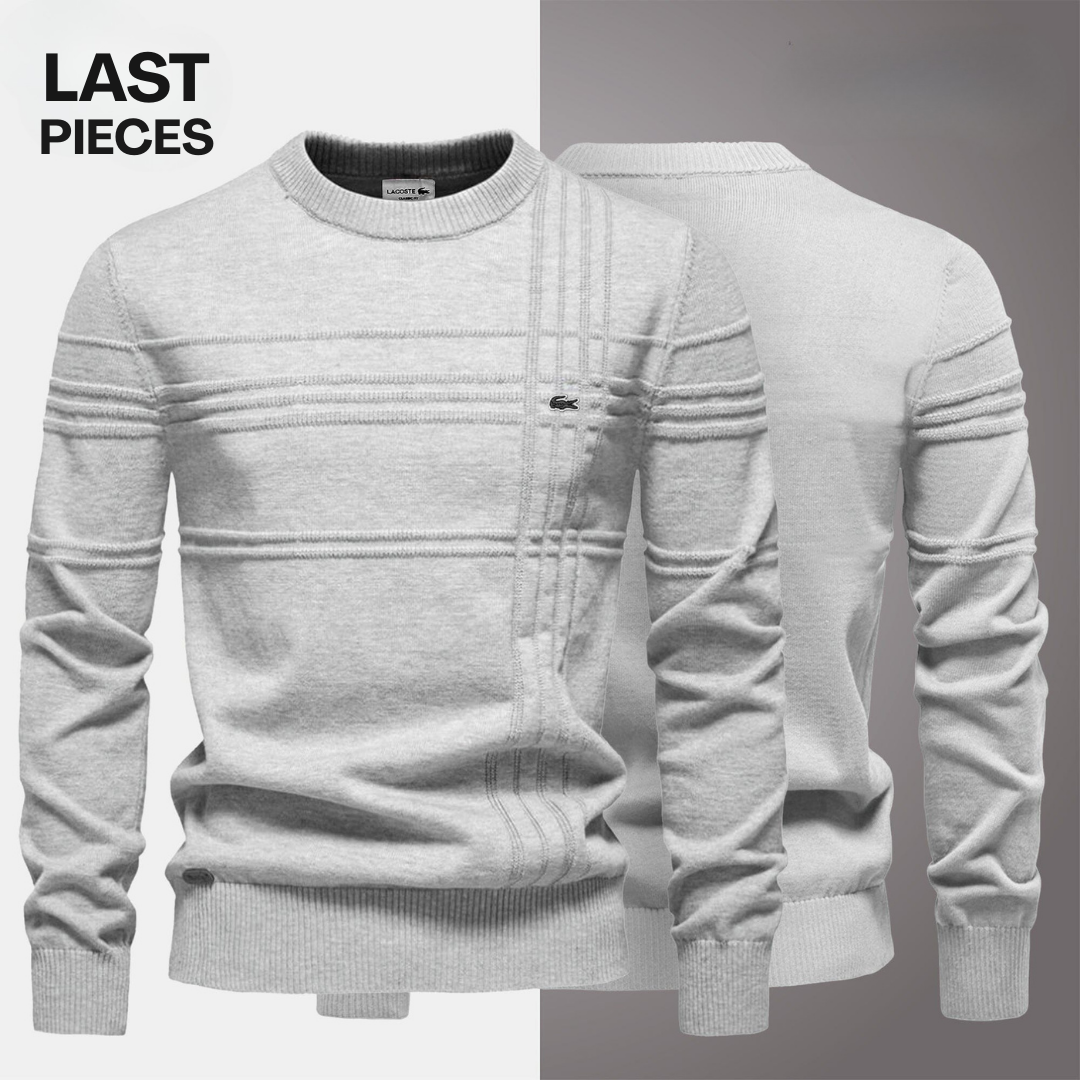 LC Textured Crew Neck Sweater + FREE GIFT