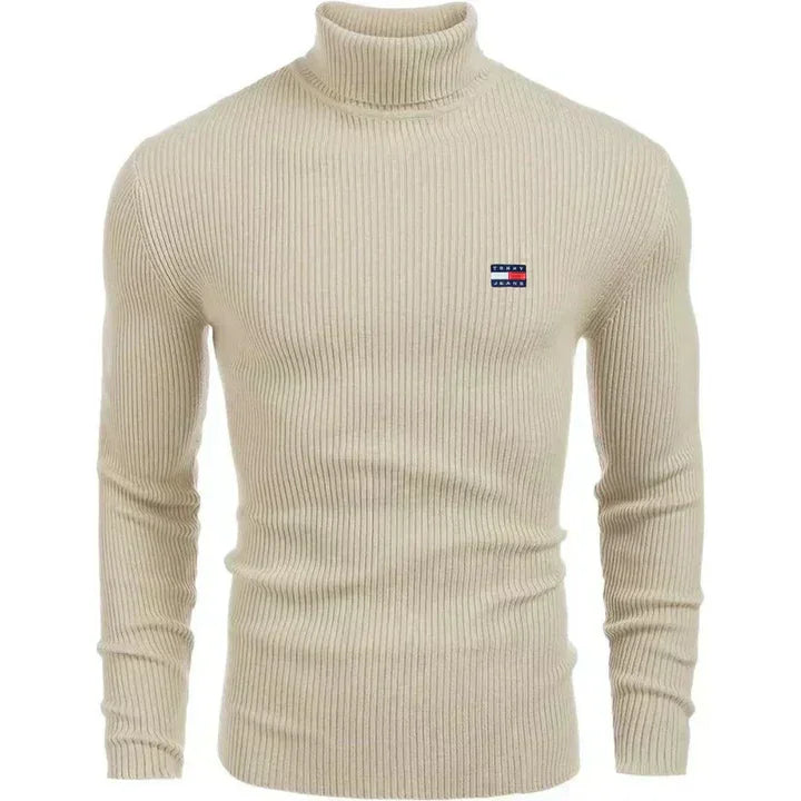 TH Turtleneck Classic Knit Sweater