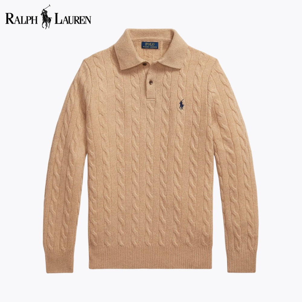 RL Wool–Cashmere Cable-Knit Jumper